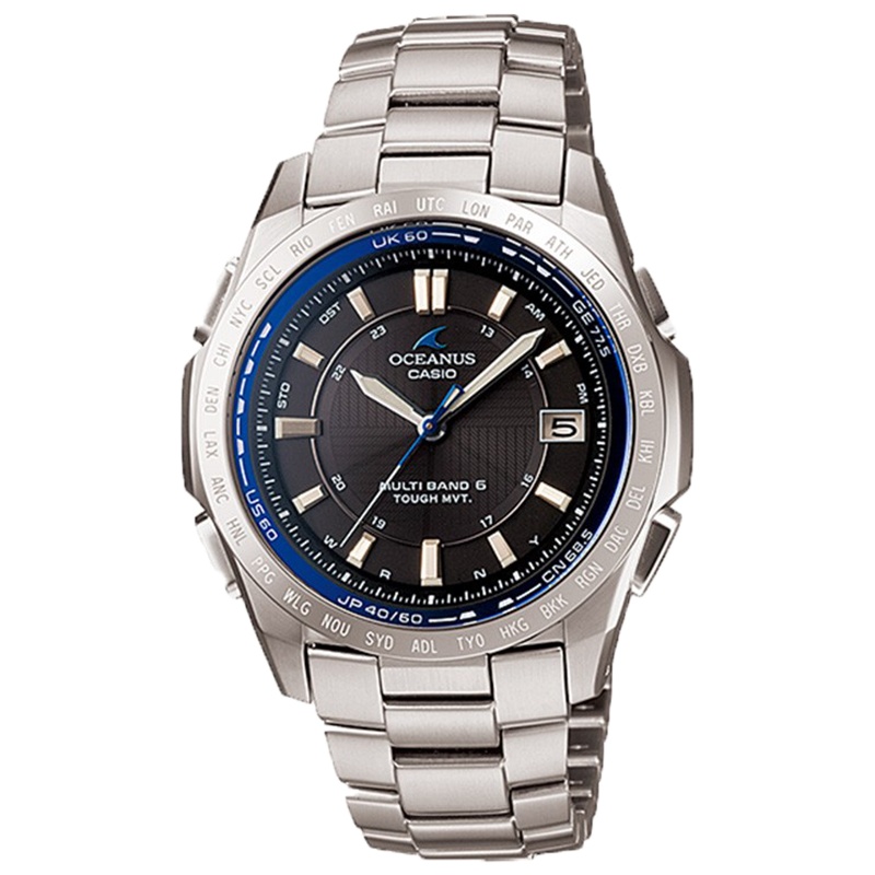 OCW-T100TD-1A卡西欧CASIO海神太阳能6局电波表