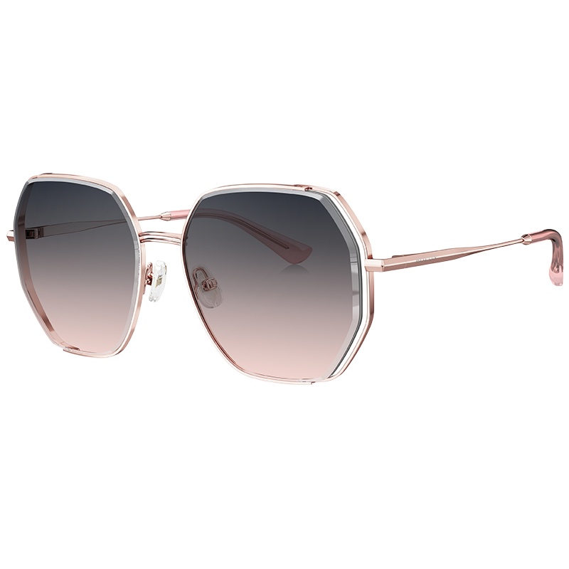 BOLON暴龙眼镜2021新品偏光女士墨镜金属框个性太阳眼镜BL7128