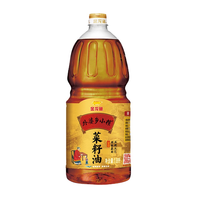 金龙鱼外婆乡小榨菜籽油1.8L*1
