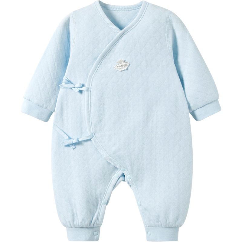 哈贝比（happyB）婴儿连体哈衣春秋新生儿衣服和尚服纯棉宝内衣打底