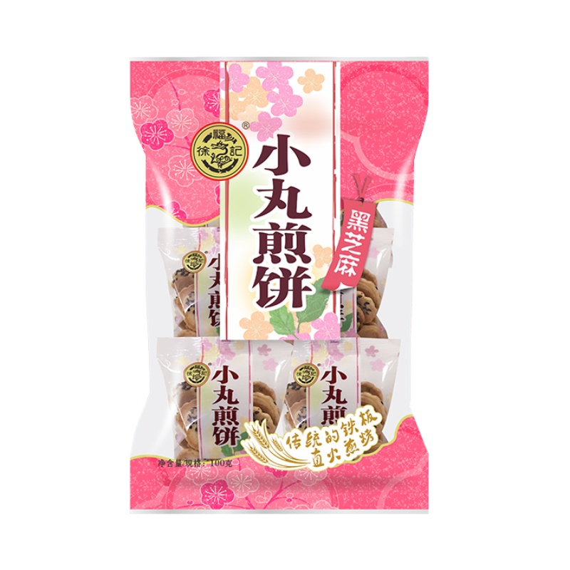 徐福记 小丸煎饼（黑芝麻） 100g/袋