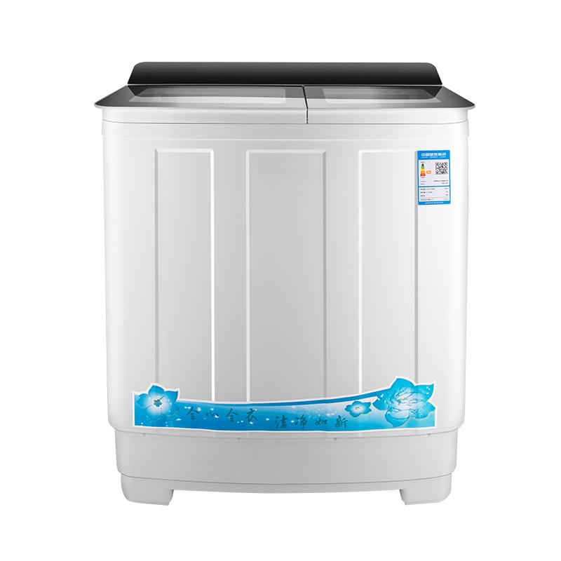 小鸭9公斤半自动洗衣机老式大型容量双缸筒桶农村全家衣服可用WPZ958SL