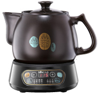 小熊(Bear)煎药壶JYH-B40Q1黑色3.5L陶瓷药壶陶瓷杯