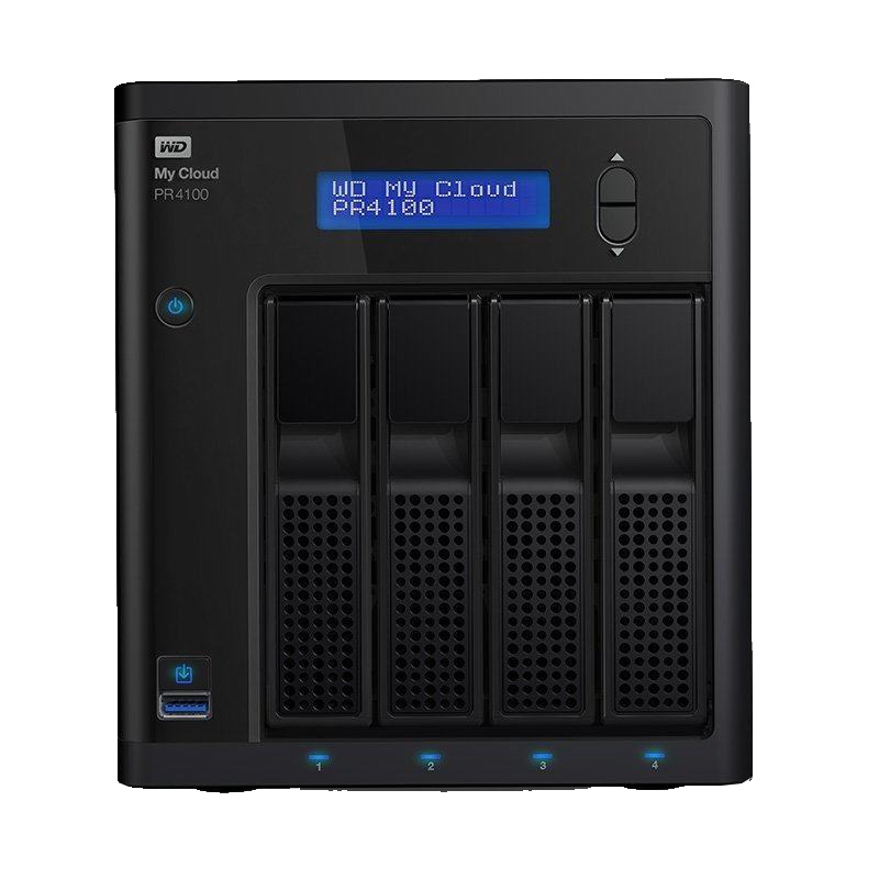 西数 (WD)WDBNFA0000NBK网络存储器云存储(My Cloud Pro PR4100)