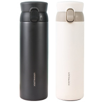 乐扣乐扣旗舰店保温杯女学生便携简约不锈钢杯子男大容量水杯泡茶杯