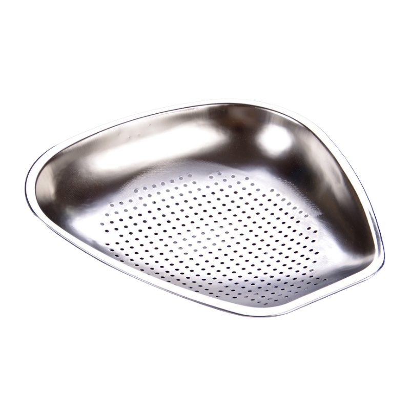 乐创（lecon）LC-J-SJ01 商用筲箕不锈钢厨房洗菜筲箕 银色 （单位：个）