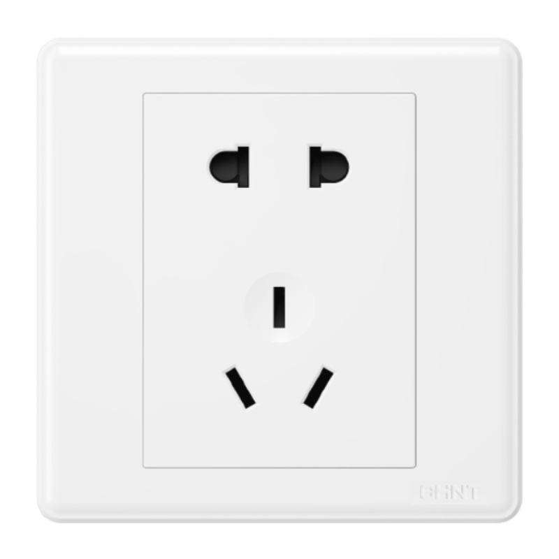 正泰开关插座7M系列86型插座一开多控暗装5五孔插座面板白色家用电源插座