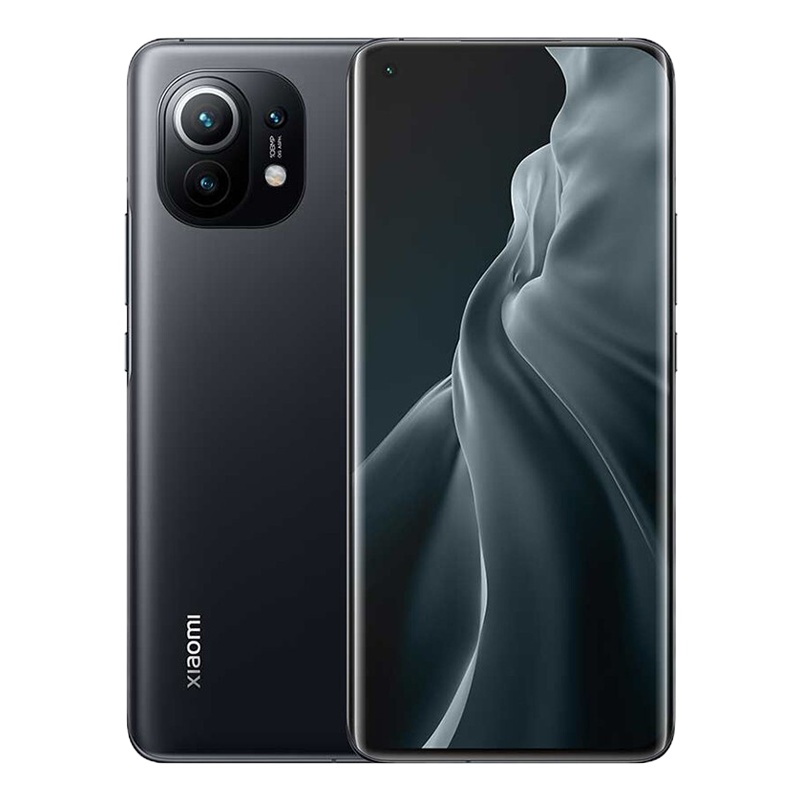 小米(MI)小米11 5G双模 全网通 12GB+256GB 黑色 套装版 + 小米原装55W氮化镓GaN充电器套装 白色