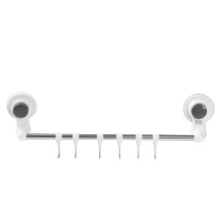 希艺欧强力吸壁六联钩 居家多用防潮粘力强可重复使用免钻孔