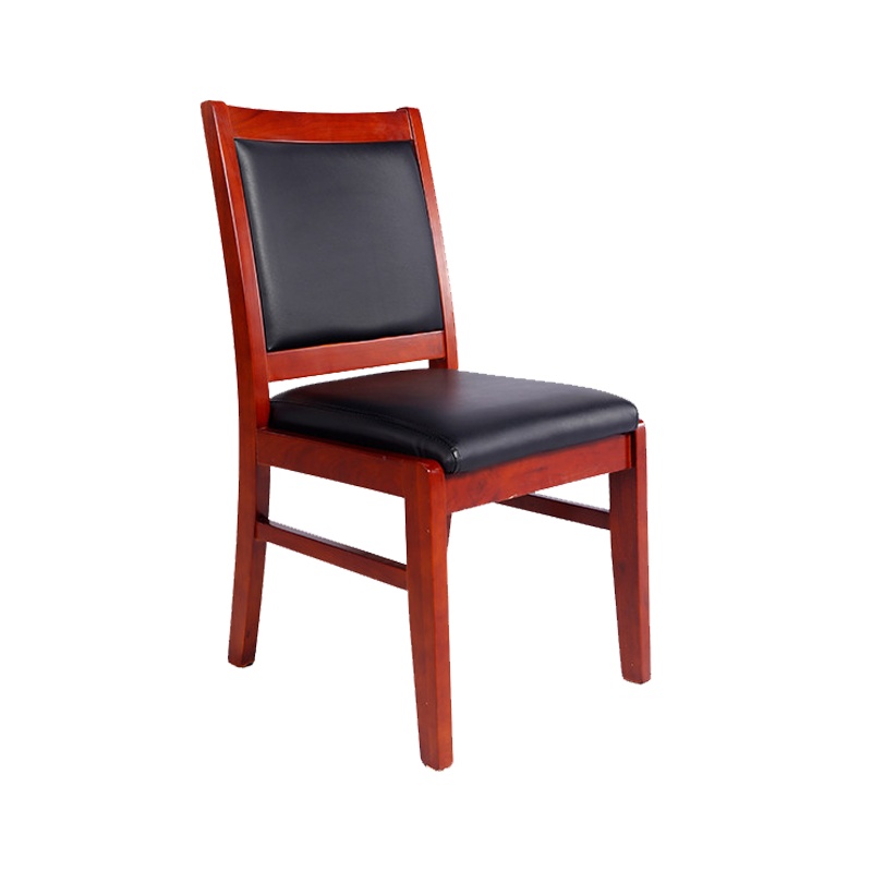 富和美(BNF)办公家具 实木办公椅 座椅皮质实木会议椅 现代中式社区办公椅电脑椅 可定制其他 西皮