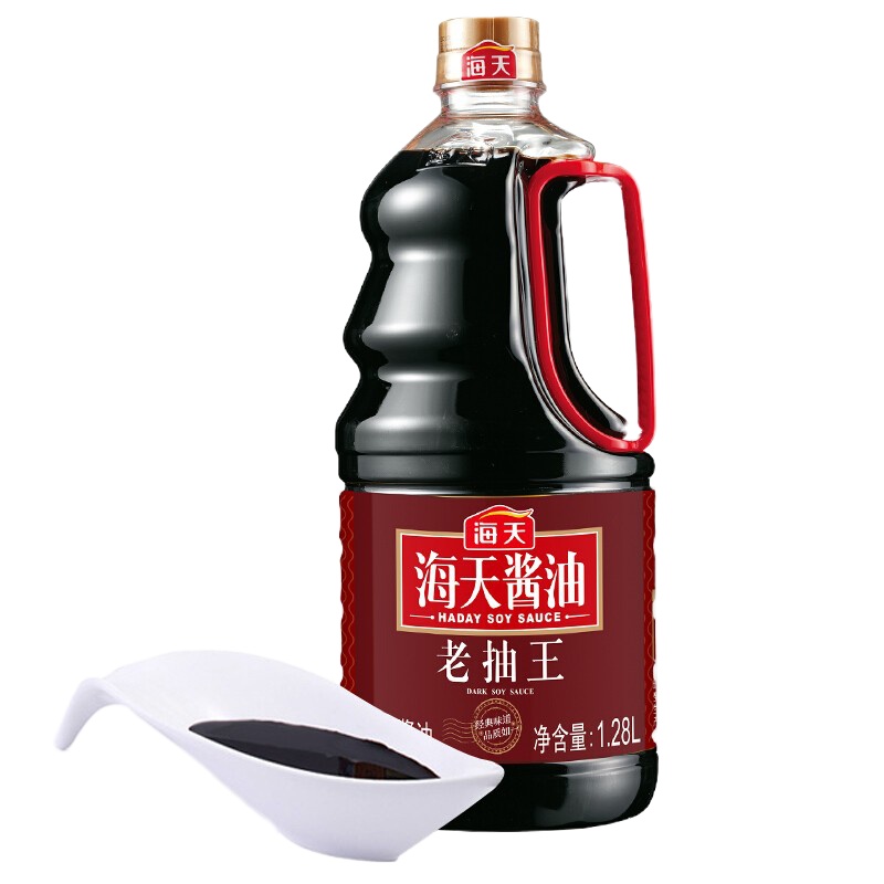 海天组合(海天老抽王1.28L+海天上等蚝油700g+海天生抽王酱油1.28L)