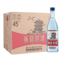 黄鹤楼汉汾酒清香型白酒 45度500ml*6瓶整箱装 纯粮食酒