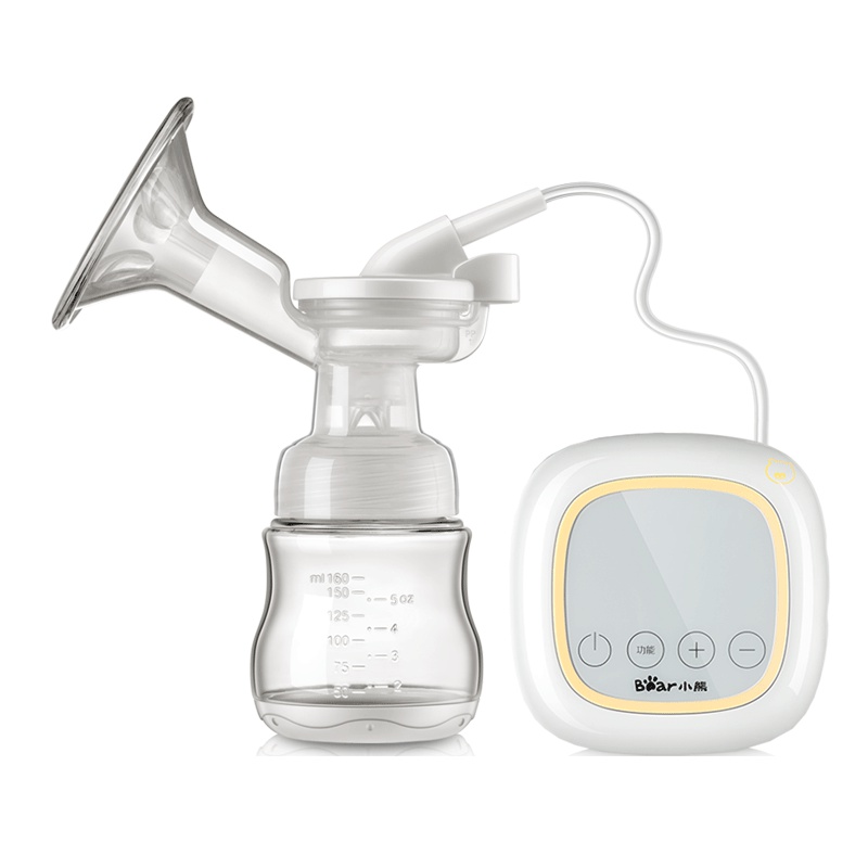 小熊(Bear) 电动吸奶器 可充电式 8档可调节吸乳器 智能触控带按摩单边吸奶器XNQ-A02L5