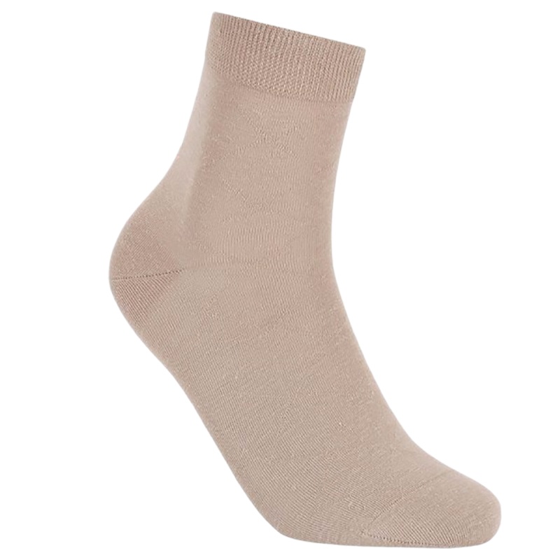 雅戈尔/汉麻世家2019棉麻透气防臭优雅素色中袜男士袜子454XQP