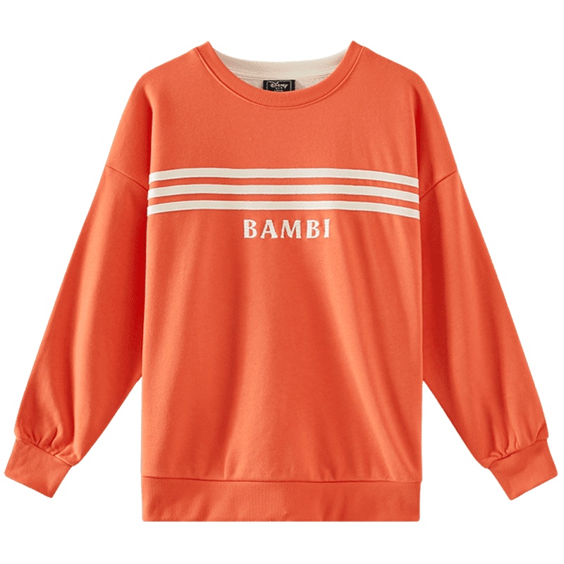 [1件5折价:70]美特斯邦威小鹿斑比联名卫衣女圆领新款春季宽松可爱套头衫女