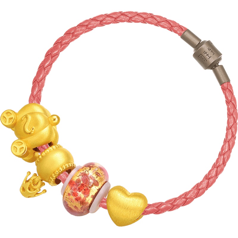 周生生(CHOW SANG SANG)足金金串珠Murano Glass 定价