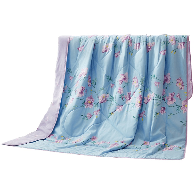 LOVO家纺床上用品田园纤维面料被子芯夏凉被空调被1.2米/1.5米床