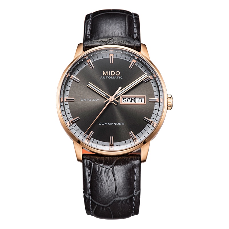 美度(MIDO)瑞士手表 指挥官系列自动机械皮带男士手表M016.430.36.061.80