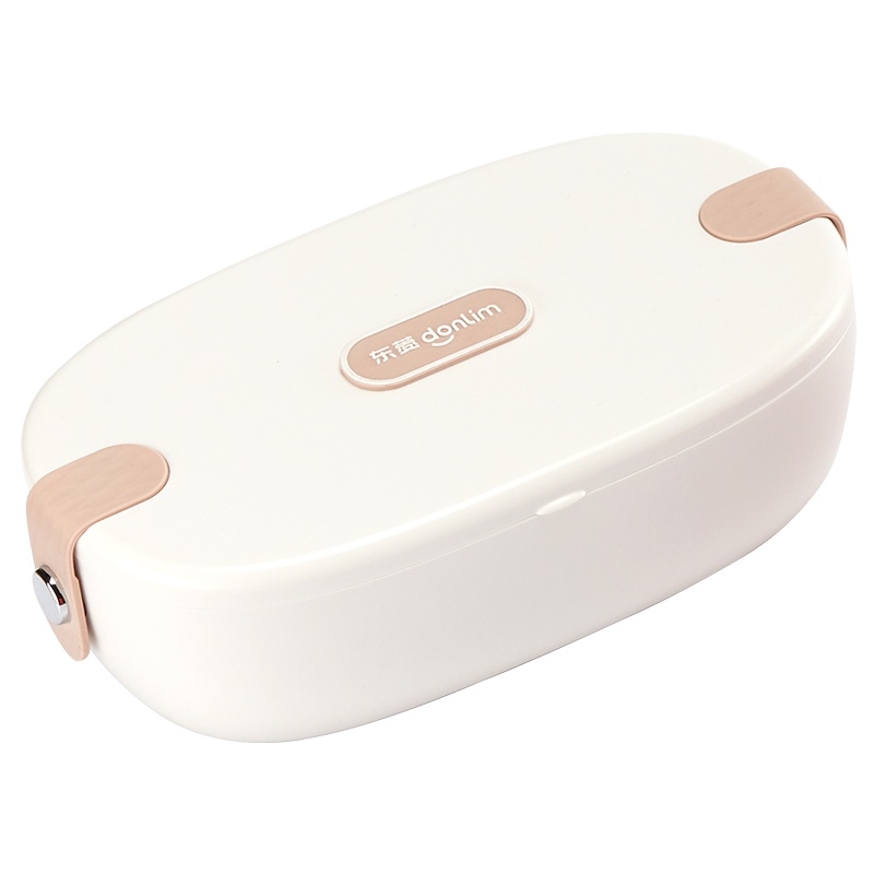 东菱(Donlim)电热饭盒可插电保温自热 免注水热饭 陶瓷内胆午餐加热饭盒DL-1166 白