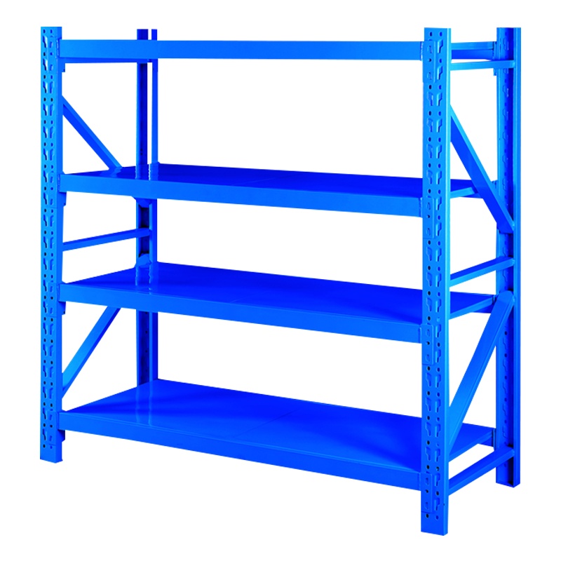 质凡货架仓储仓库房自由组合轻型多层储物置物架展示架货物铁架子