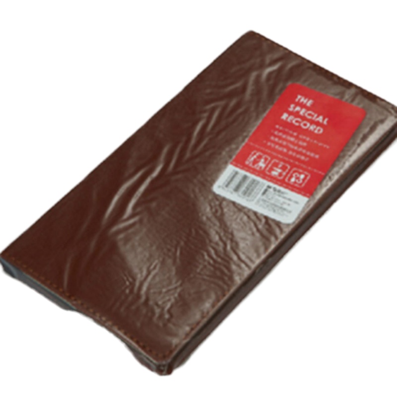 晨光(M&G) APY4T380 皮革胶套本 48K 76页皮面记事本子76页 棕色