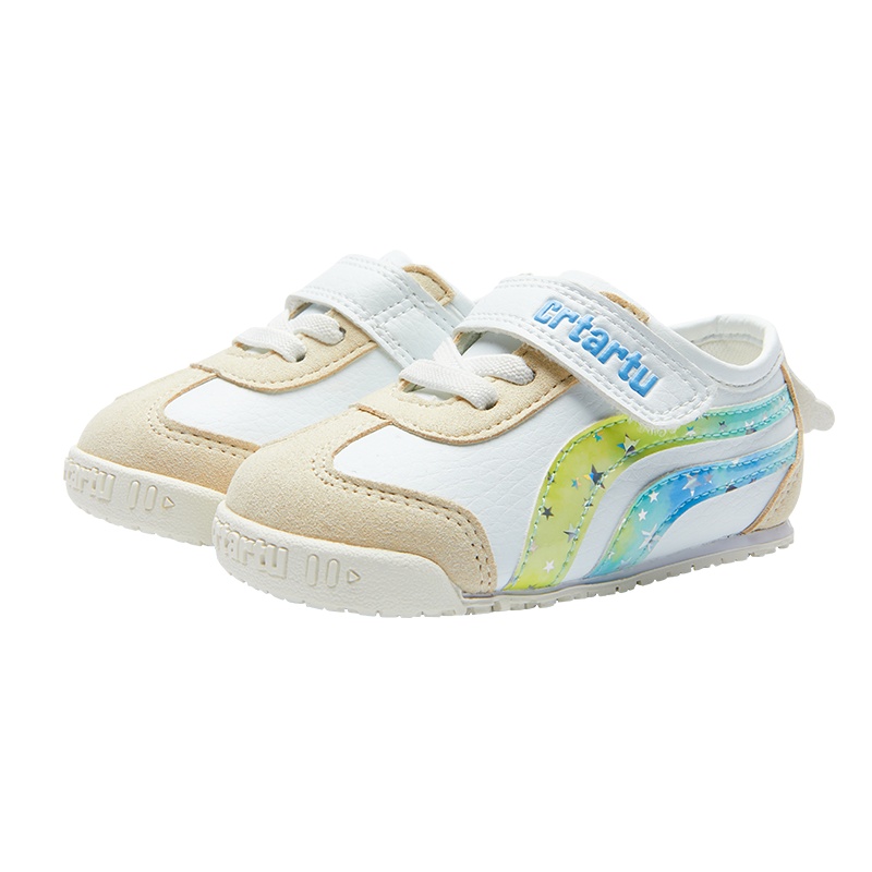 卡特兔儿童学步鞋女童小白鞋透气男宝宝婴儿鞋春秋休闲运动机能鞋