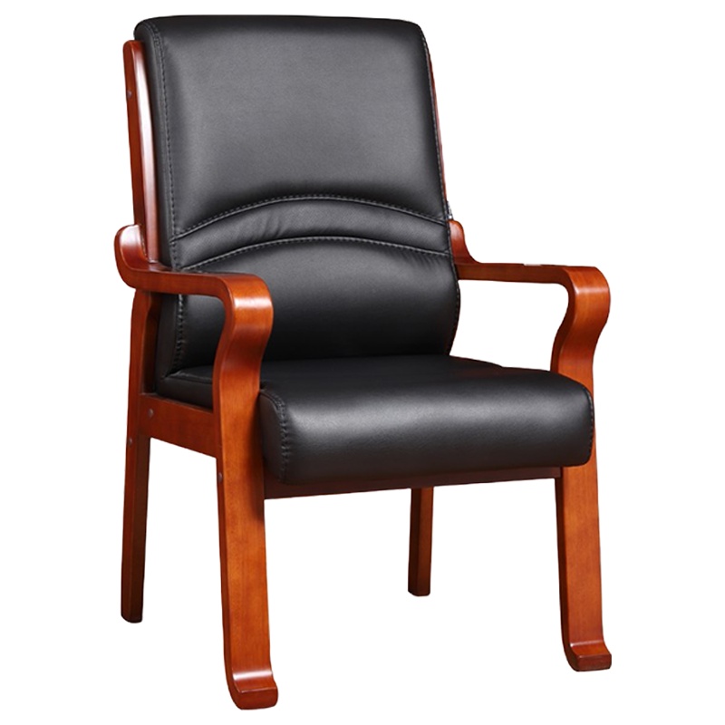 创世人 办公家具实木会议椅电脑椅大班椅办公椅接待椅会客椅子