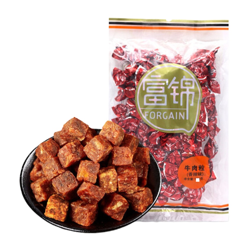 富锦富益牛肉粒(香辣味)80克