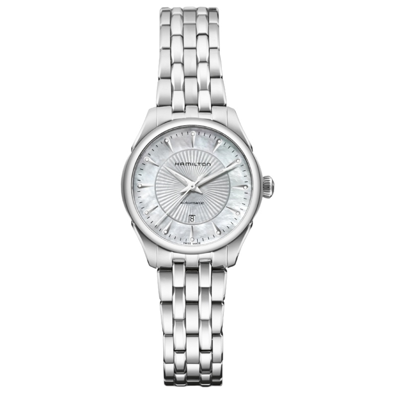 汉米尔顿(Hamilton)瑞士手表爵士系列钢带自动机械女士手表H42215111