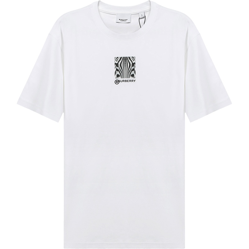 BURBERRY 博柏利 男款 棉质宽松版圆领短袖T恤 80309261
