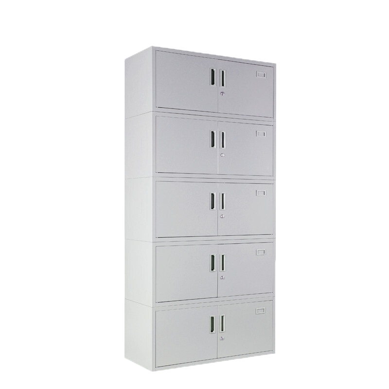 匡大 铁皮办公文件柜财务室凭证资料柜分体五节钢柜