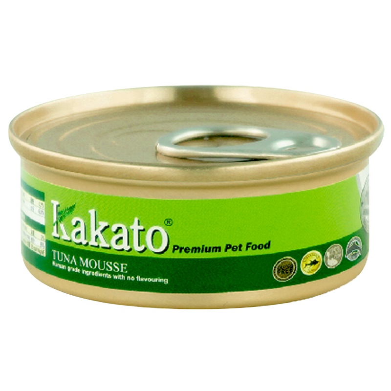 大店-kakato猫狗共享吞拿鱼葱慕丝宠物罐头40g