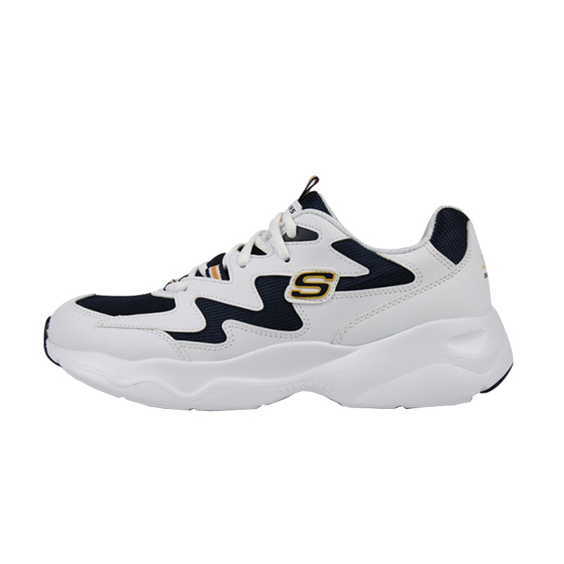 斯凯奇(Skechers) D'LITES系列 熊猫鞋 男子休闲鞋999090-WBLY