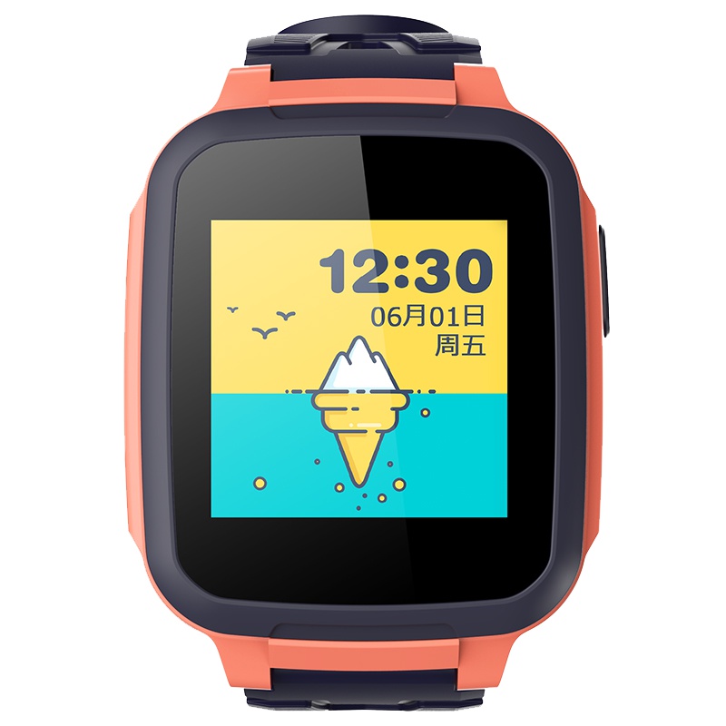 [超高性价比]360儿童手表SE5 GPS定位全彩触屏儿童学生手机手环防水智能电话手表 珊瑚粉