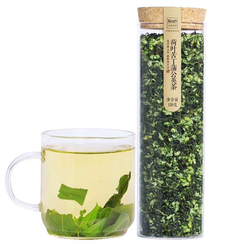 陌上花开 荷叶苦丁蒲公英茶 干荷苦丁茶青荷苦丁茶小叶苦丁组合