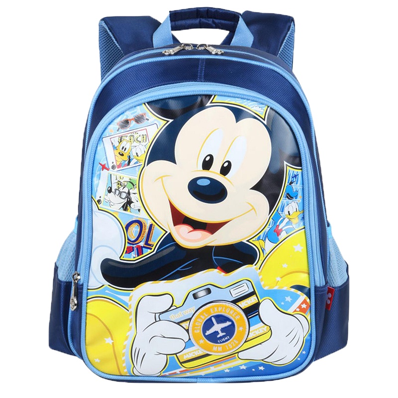 迪士尼(Disney)小学生1-3年级护脊背包男女减负双肩包书包0324