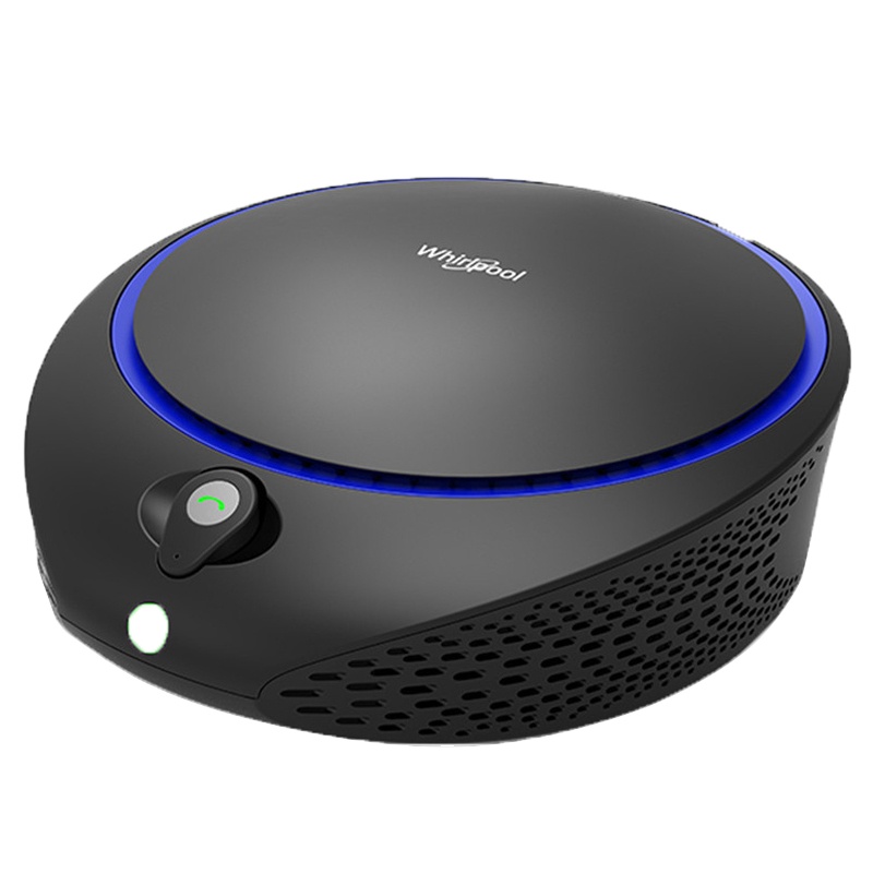 惠而浦(Whirlpool) 车载空气净化器汽车过滤杀菌 PM2.5颗粒物静音智能 除雾霾 除粉尘 祛除异味 黑色