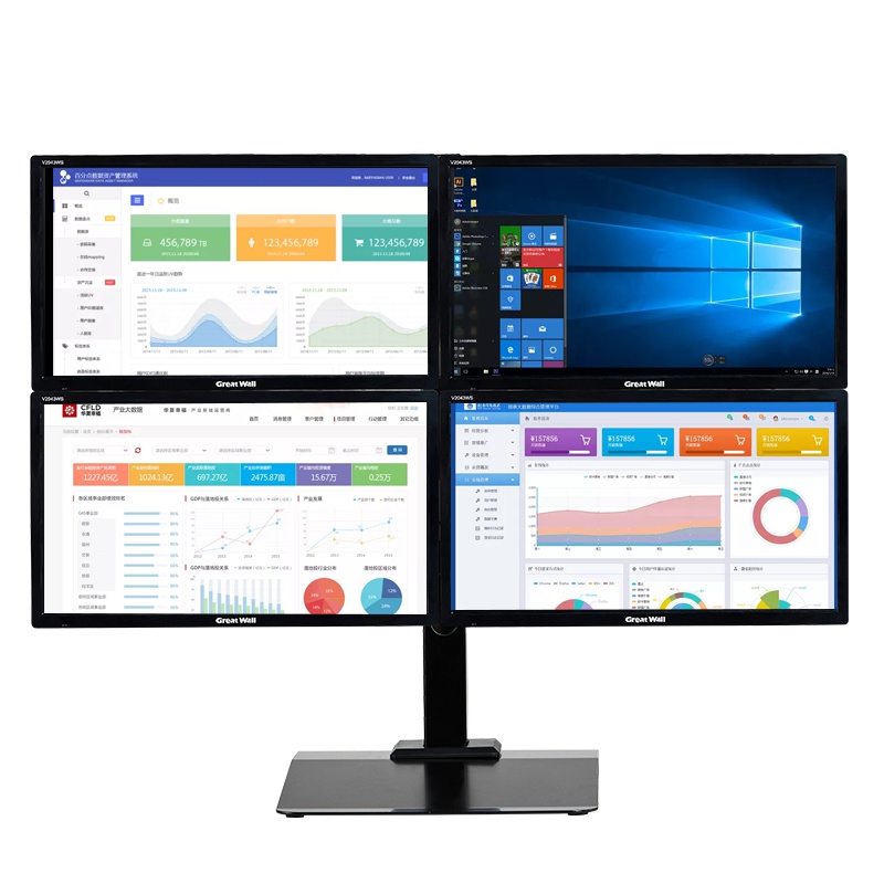 慧想(Thinkwise) 显示器支架 四屏台式 万向旋转可升降 BL401