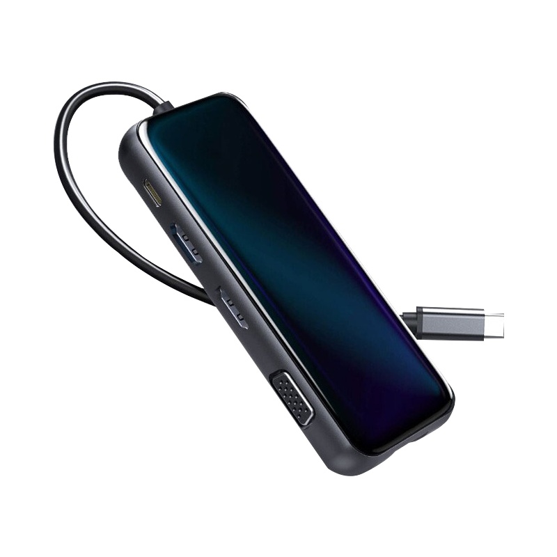 千天(QANTOP)Type-c转hdmi转换器MST异显分屏适用华为苹果高清4K投屏拓展坞分线器QT-MST003