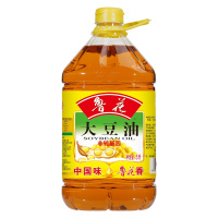 鲁花 食用油 非转基因 浓香 大豆油 5L
