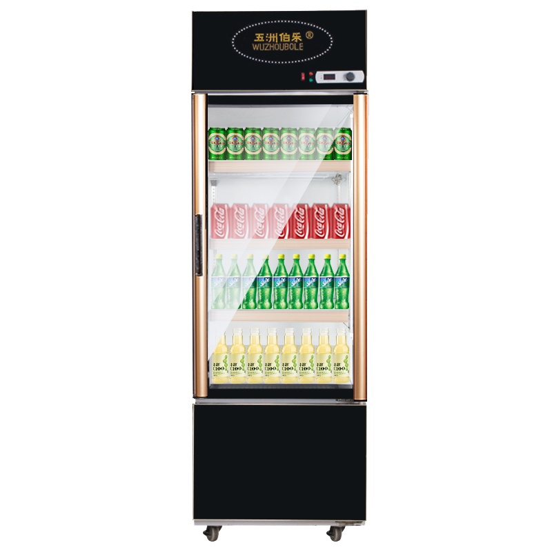五洲伯乐(WUZHOUBOLE)LCD-380 358升商用展示柜 双温冷藏微冻柜 单门保鲜柜立式冷柜 饮料啤酒柜点菜柜