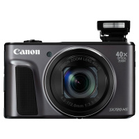 佳能PowerShot SX720 HS 数码相机 黑色(2030万像素 40倍光变 24mm超广角)