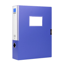 [精选]得力(deli)5684 办公大号档案盒/文件盒4寸厚度75mm 文件资料盒 A4 单只装