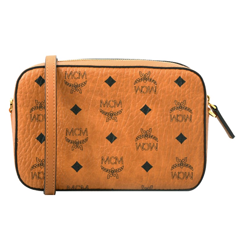 MCM女士VISETOS Original经典印花单肩包经典字母组合印花相机包斜挎包流浪包奢侈品MYZ9SVI97