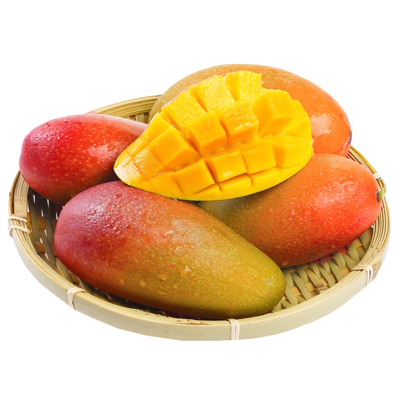 [五个农民]海南贵妃芒5斤礼盒装应季超甜芒果新鲜水果