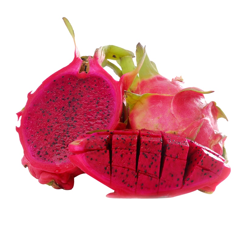 展卉 越南进口红心火龙果 单果300-450g 带箱6斤 新鲜水果