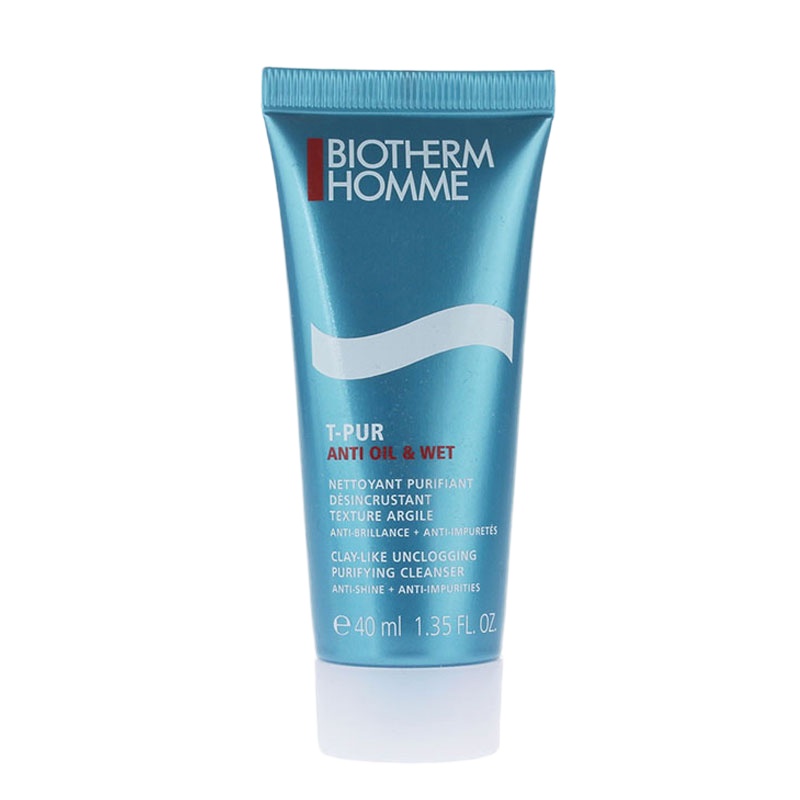 3支打包!专柜小样碧欧泉男士净肤细致洁面膏40ml*3 洗面奶小样