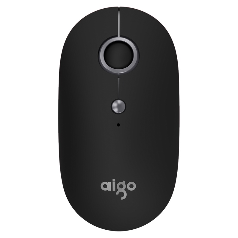 爱国者(AIGO) 时尚无线蓝牙安静可切换三模鼠标 稳定省电可连接多设备 M300 黑色