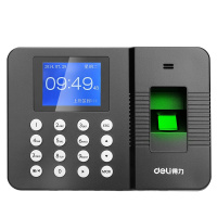得力(deli) T904指纹识别考勤机(黑色)