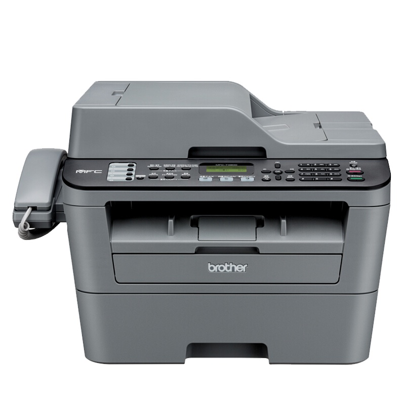 兄弟(brother) MFC-7480D 黑白激光多功能一体机 (打印、复印、扫描、传真、自动双面打印)